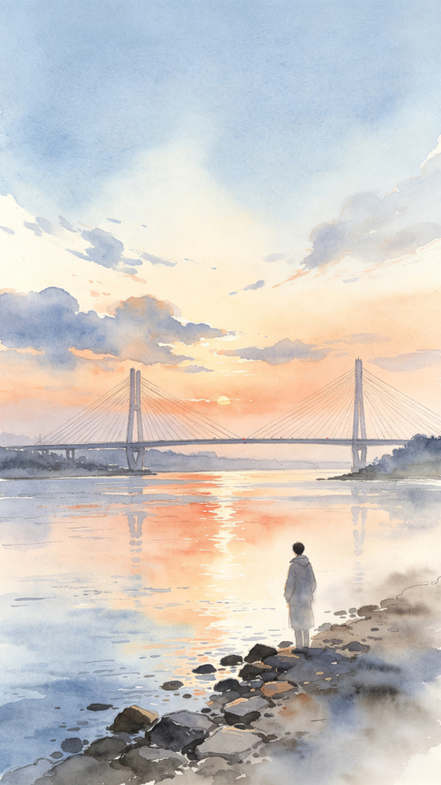 江桥向晚