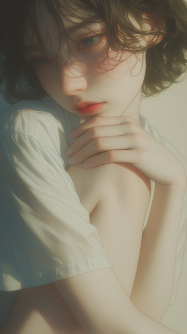 忧郁气质女孩