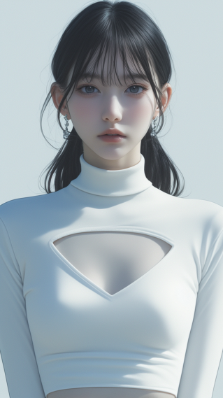 气质长发女神