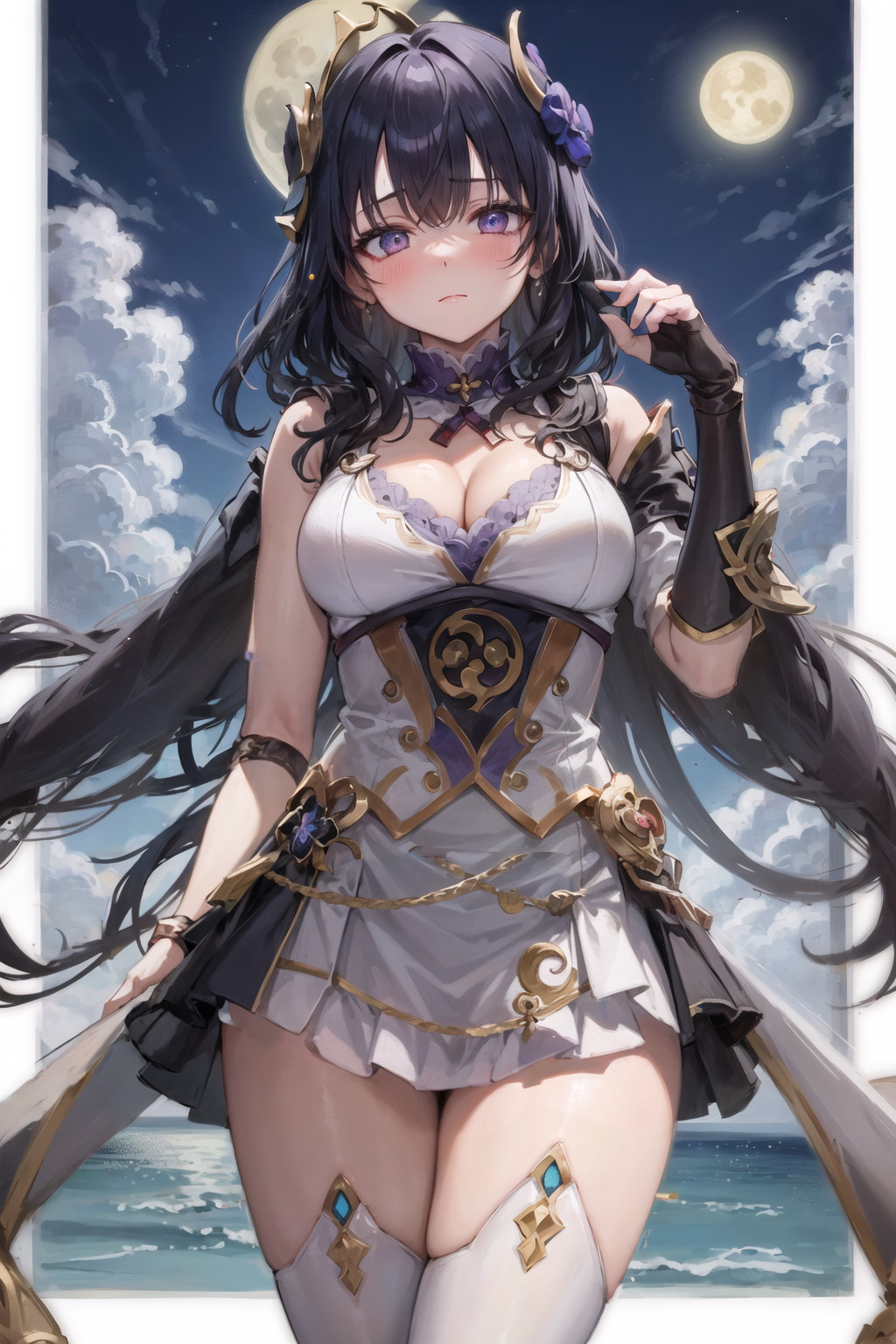 海边月下雷神