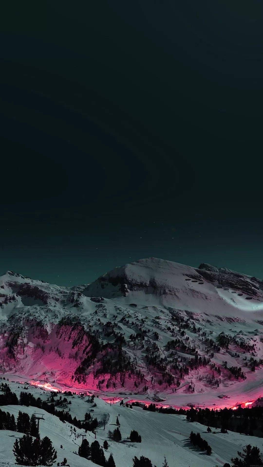 雪景天空