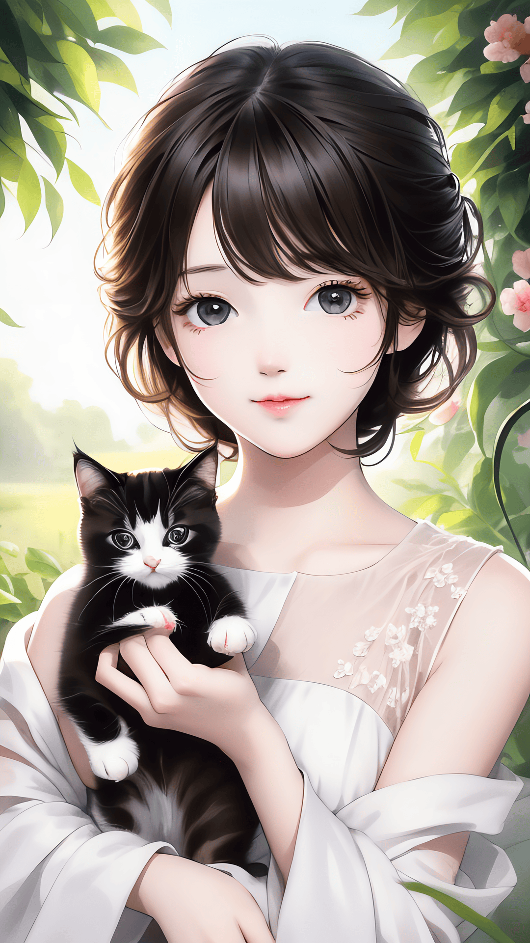 美女与猫