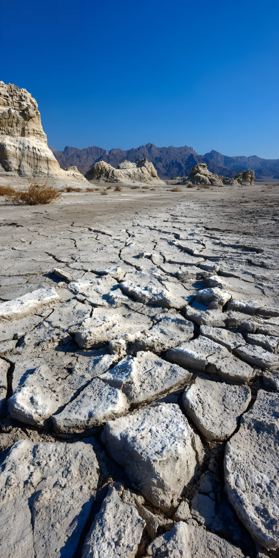 干裂大地，苍茫山河