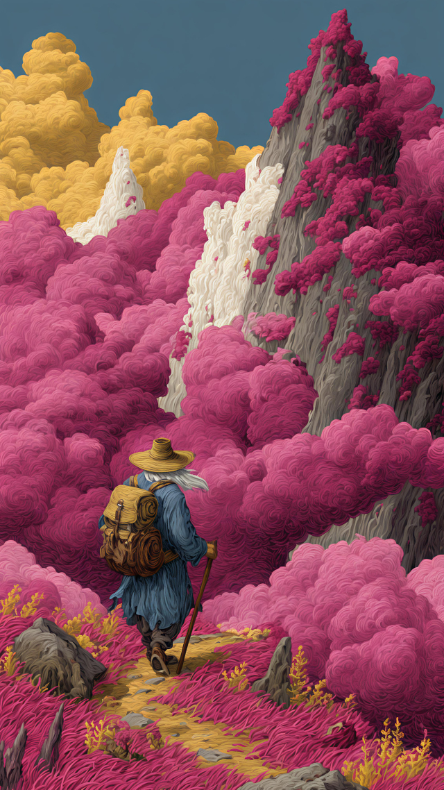 梦幻秘境中的老者