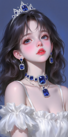 蓝色