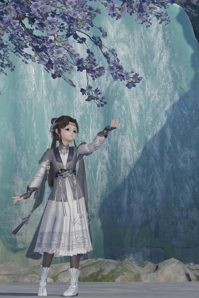 朋友圈壁紙花間游不動