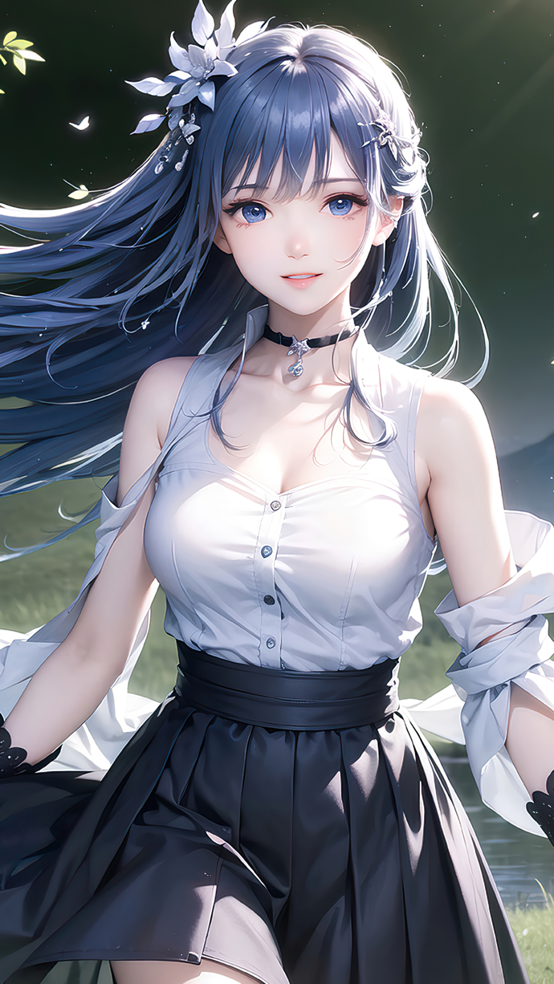 4k小清新長發美少女