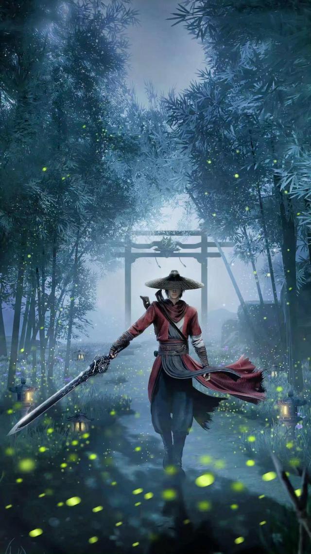 剑客(动漫手机静态壁纸) - 动漫手机壁纸下载 - 元气壁纸