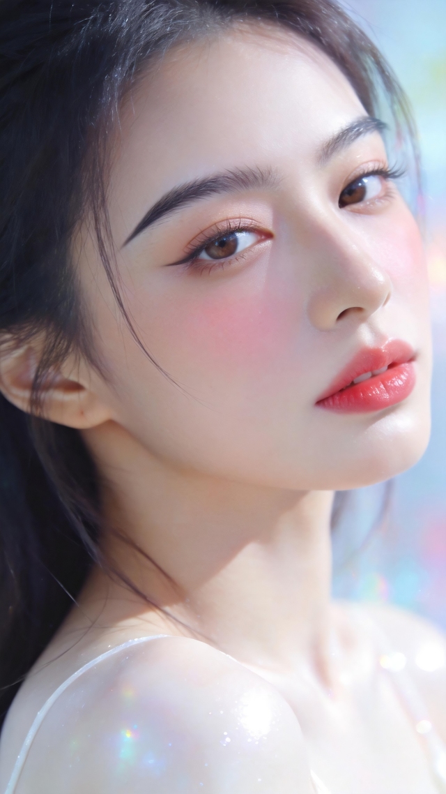 精致唯美美女人像特写