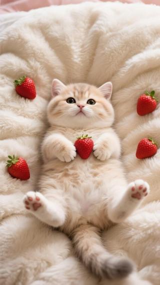 草莓猫咪
