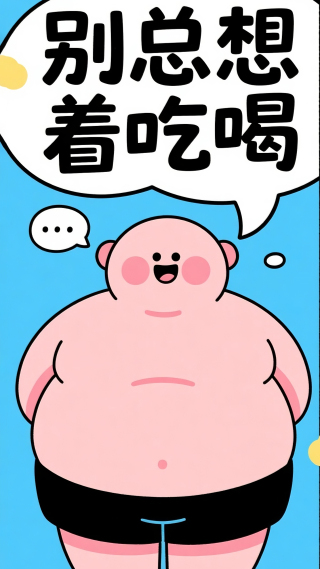 别总想着吃喝