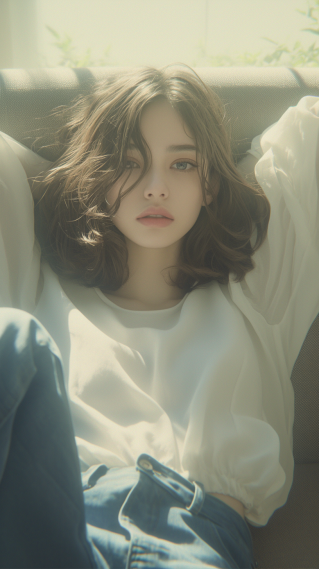 帅气阳光美女