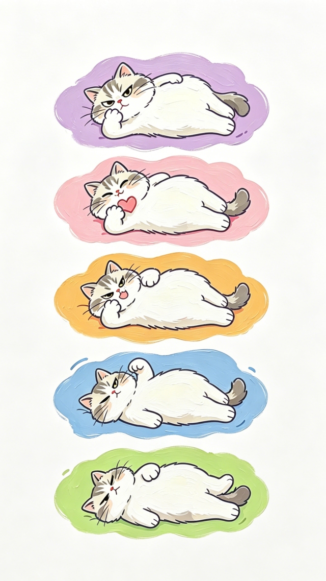 猫咪躺