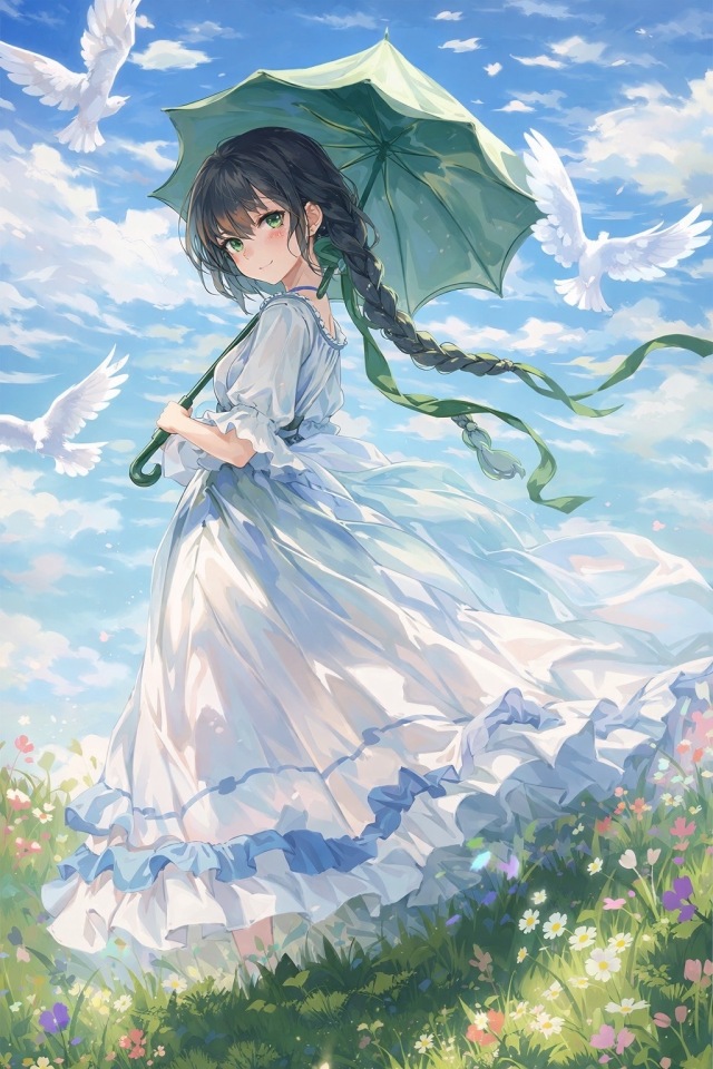 自然与少女