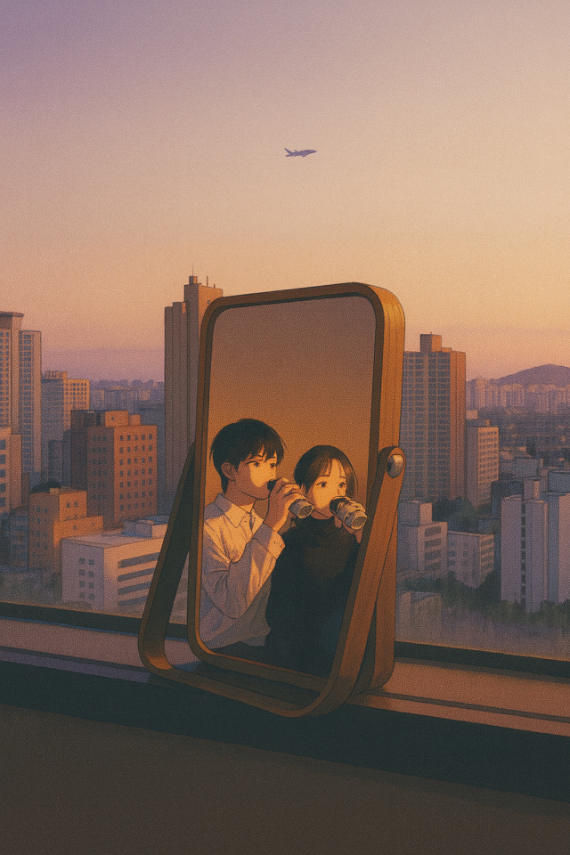 镜中情侣