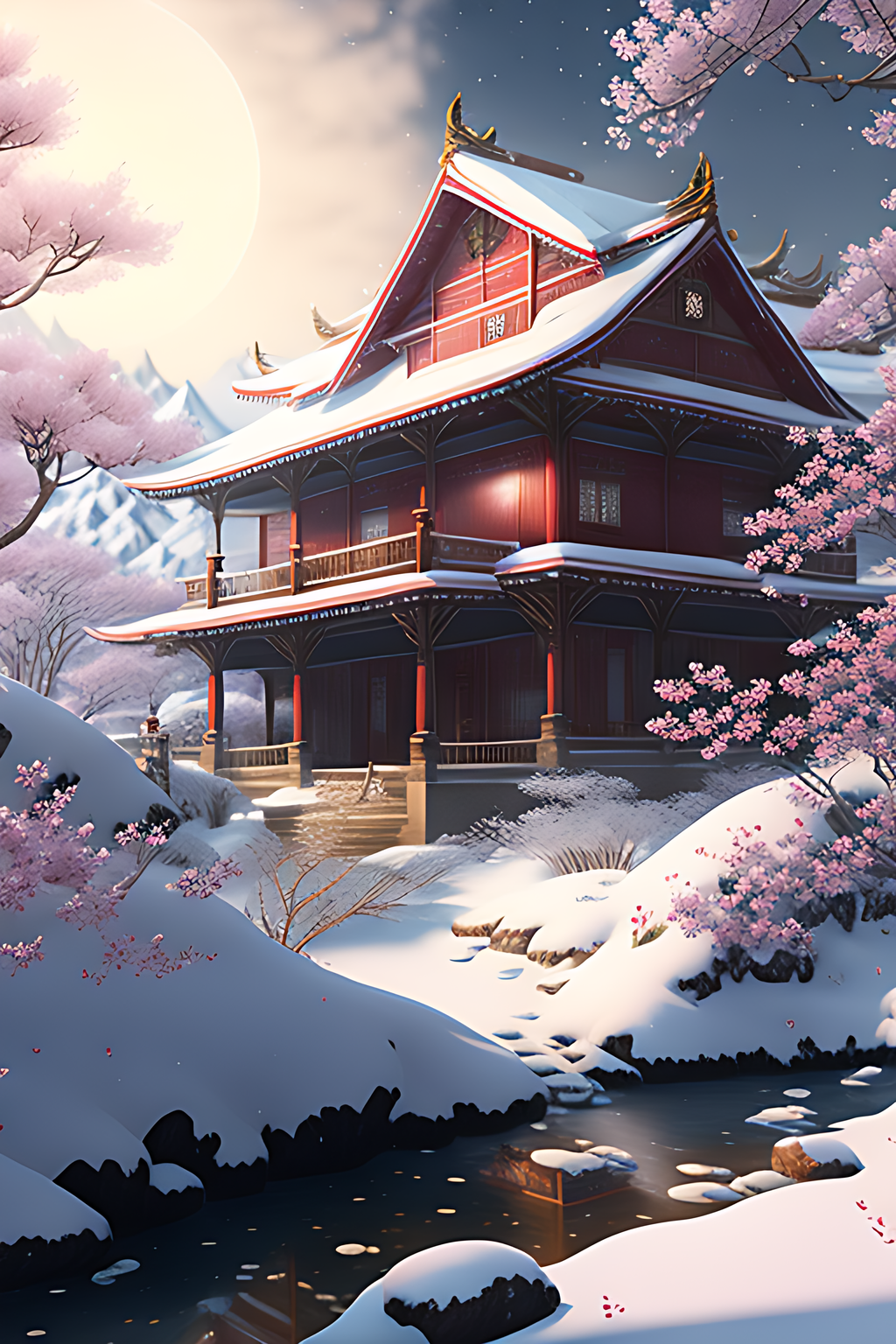 冬天的早晨
