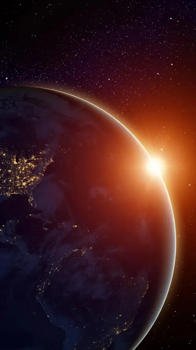 太空宇宙星球日出