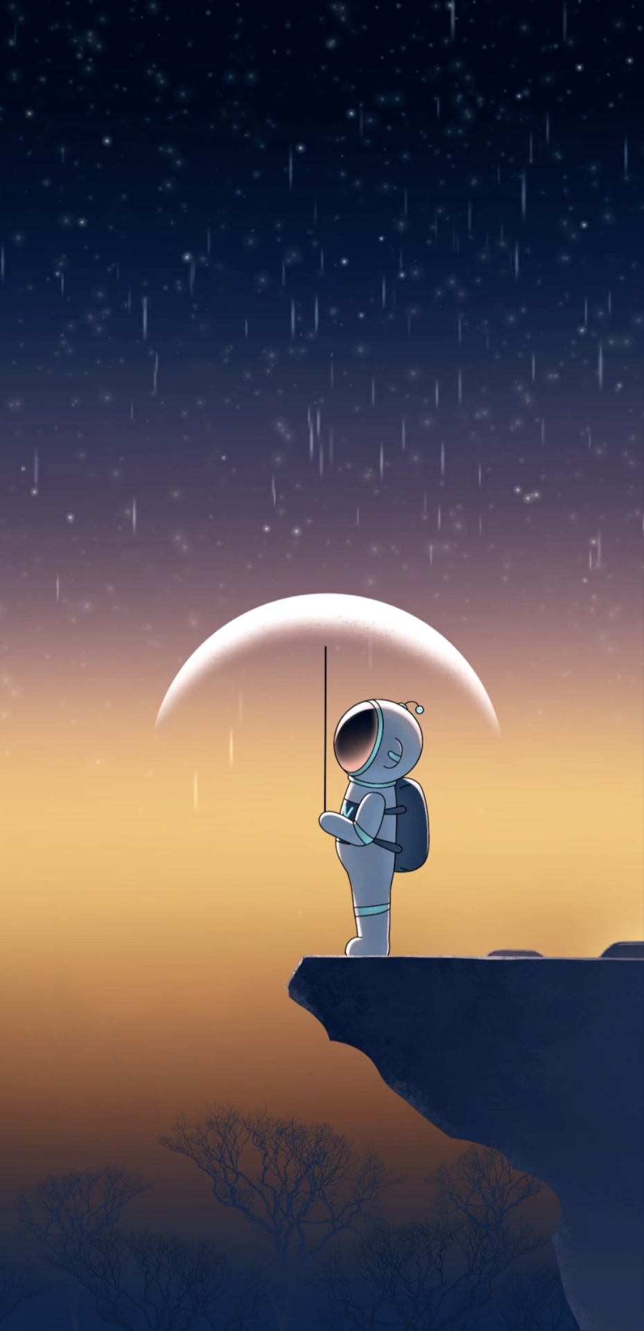 雨中漫步