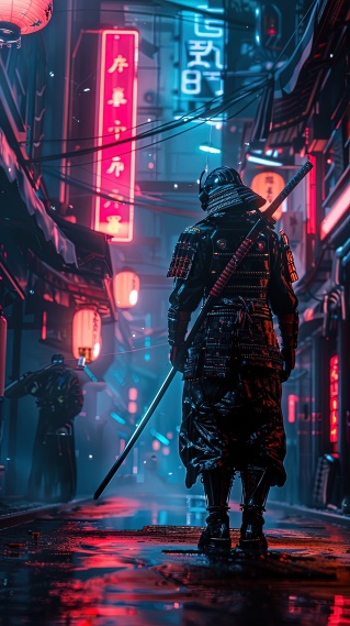 赛博街巷武士