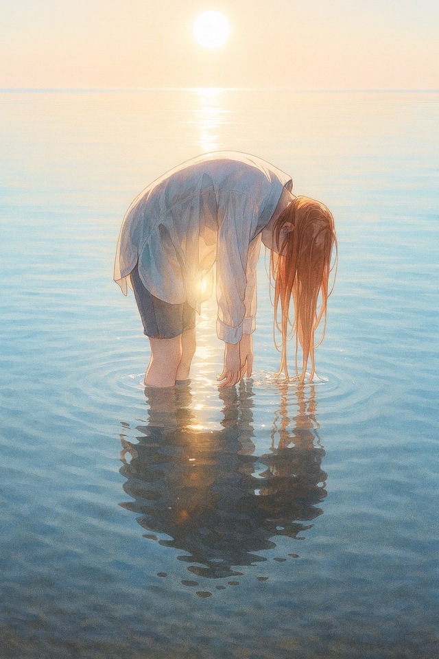 湖中少女