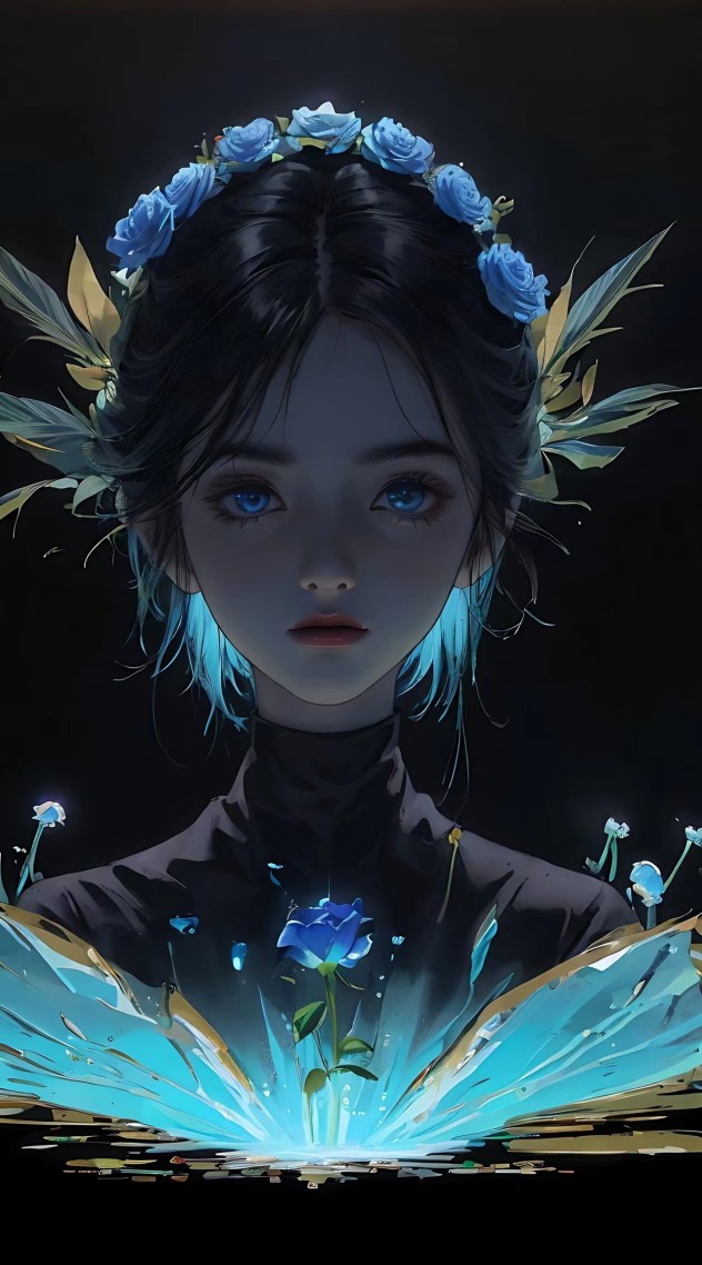 藍眼波斯女孩