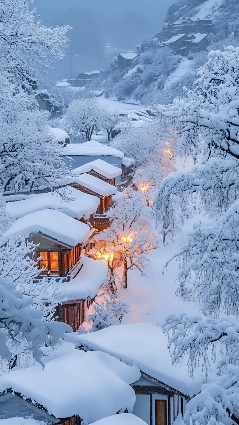 美麗雪景