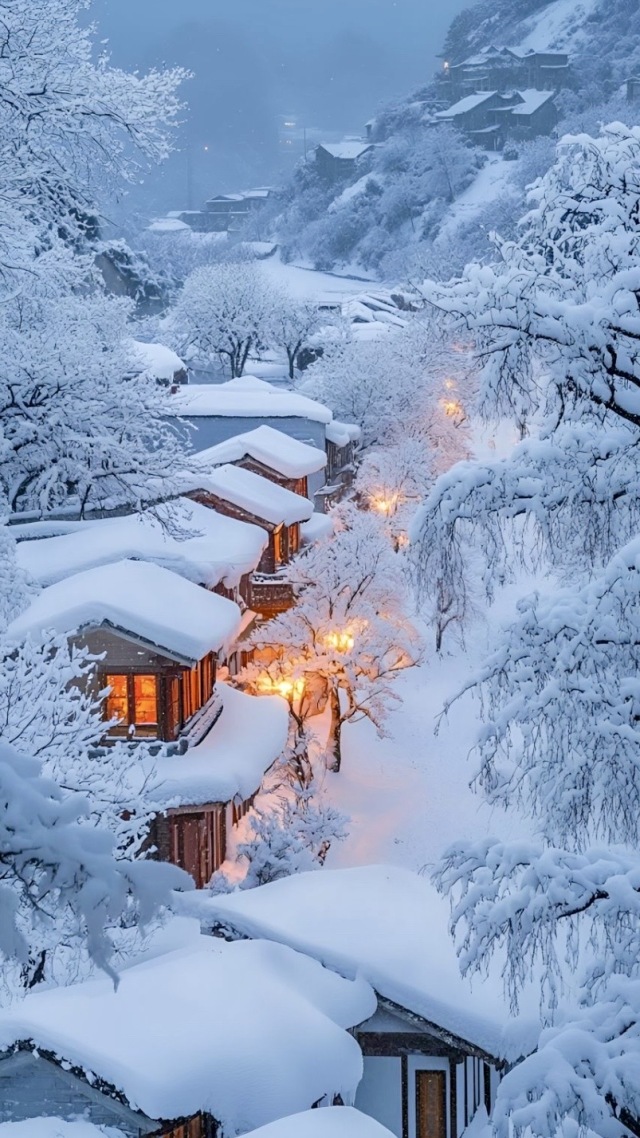 美麗雪景