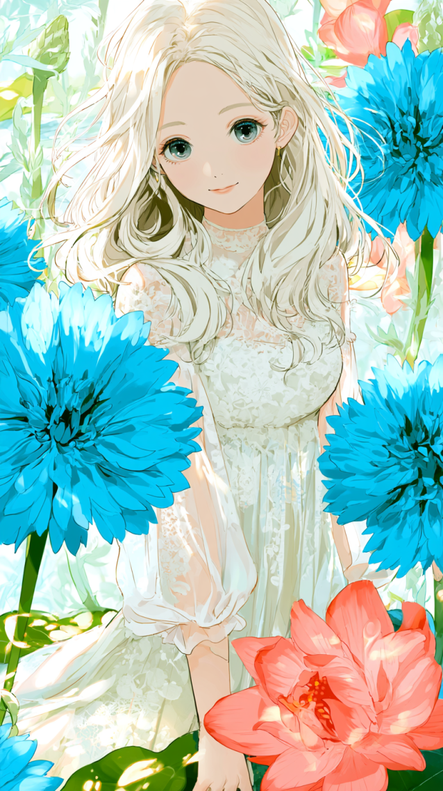 青蓝花镜
