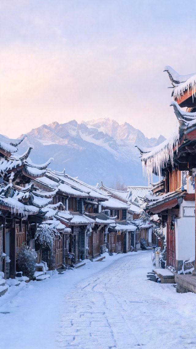 丽江古城·雪景