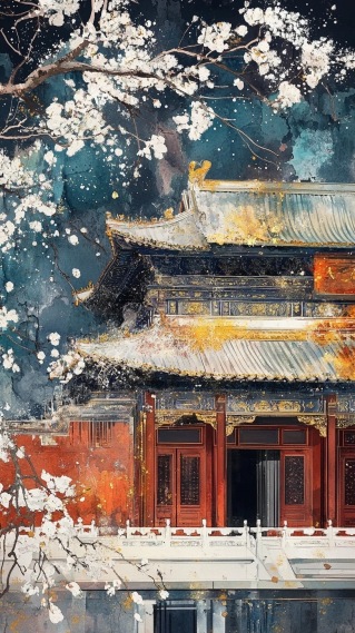 梨花带雨