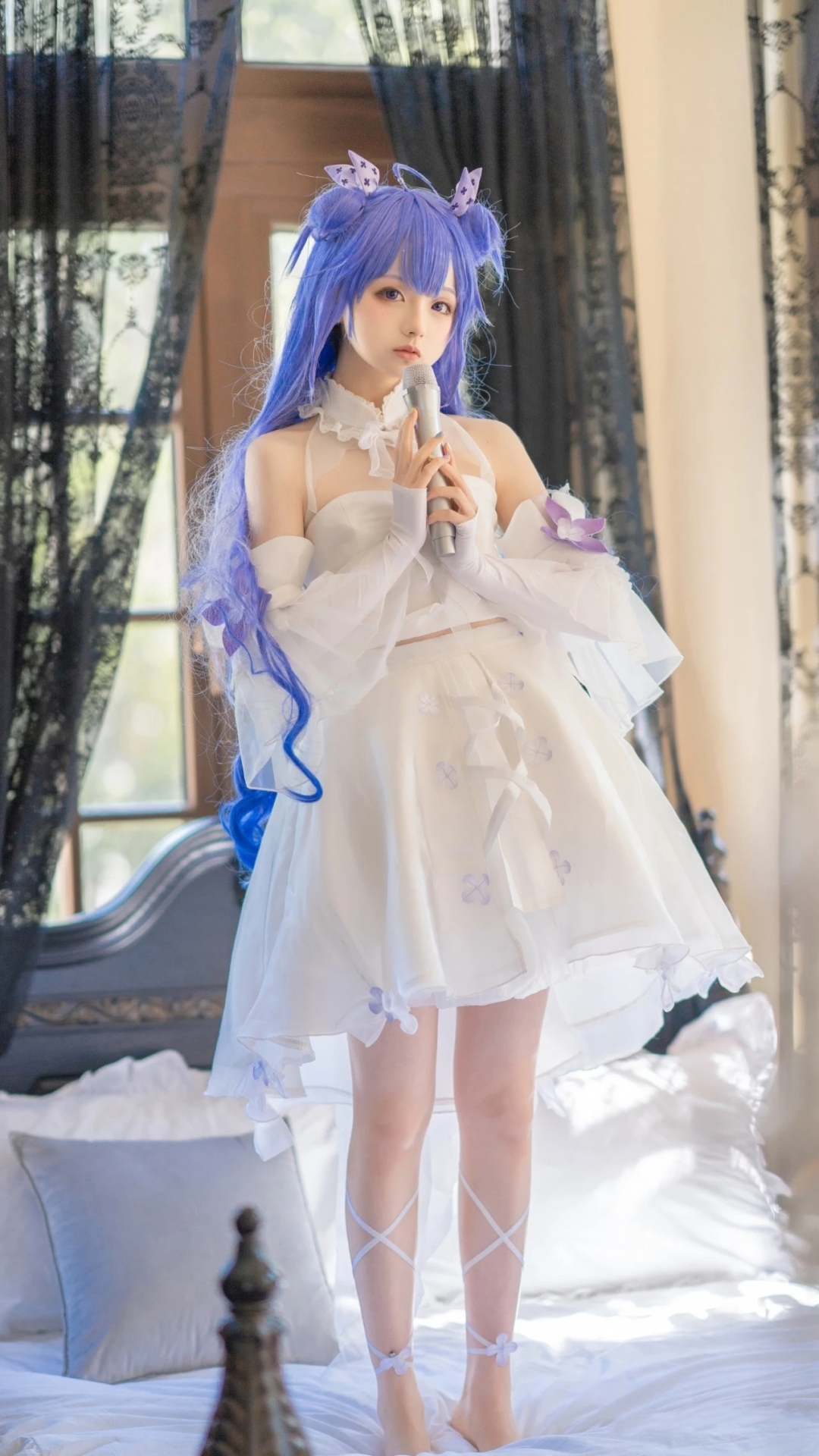 微信牆紙小可愛cos『小橘子』