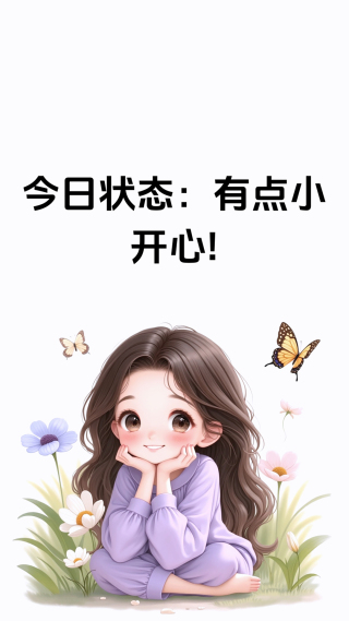 今日状态，有点小开心
