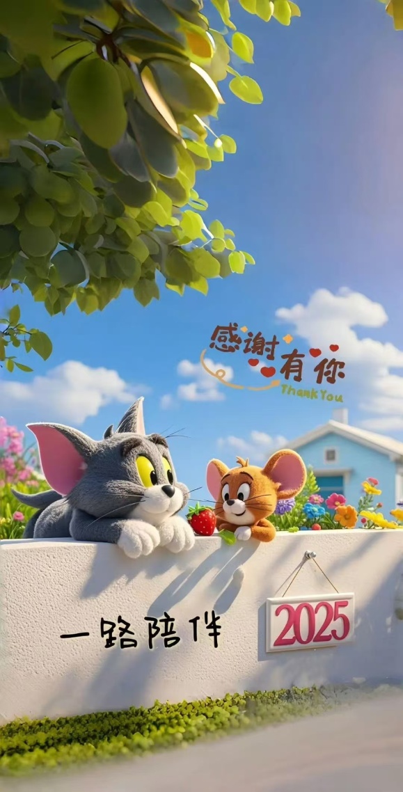 感謝有你，一路陪伴2025年