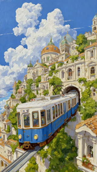 云端城堡的蓝色列车之旅