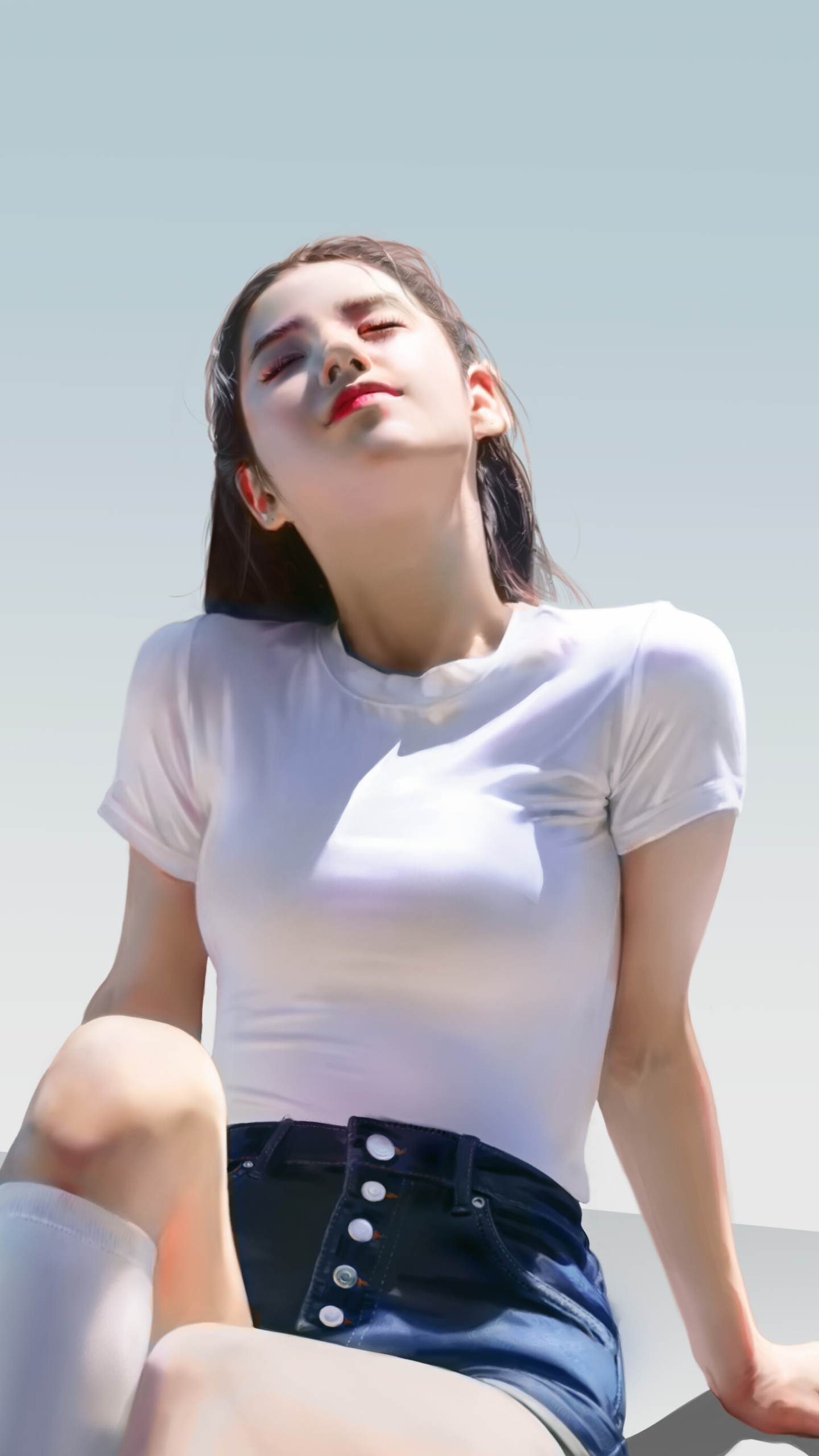 她