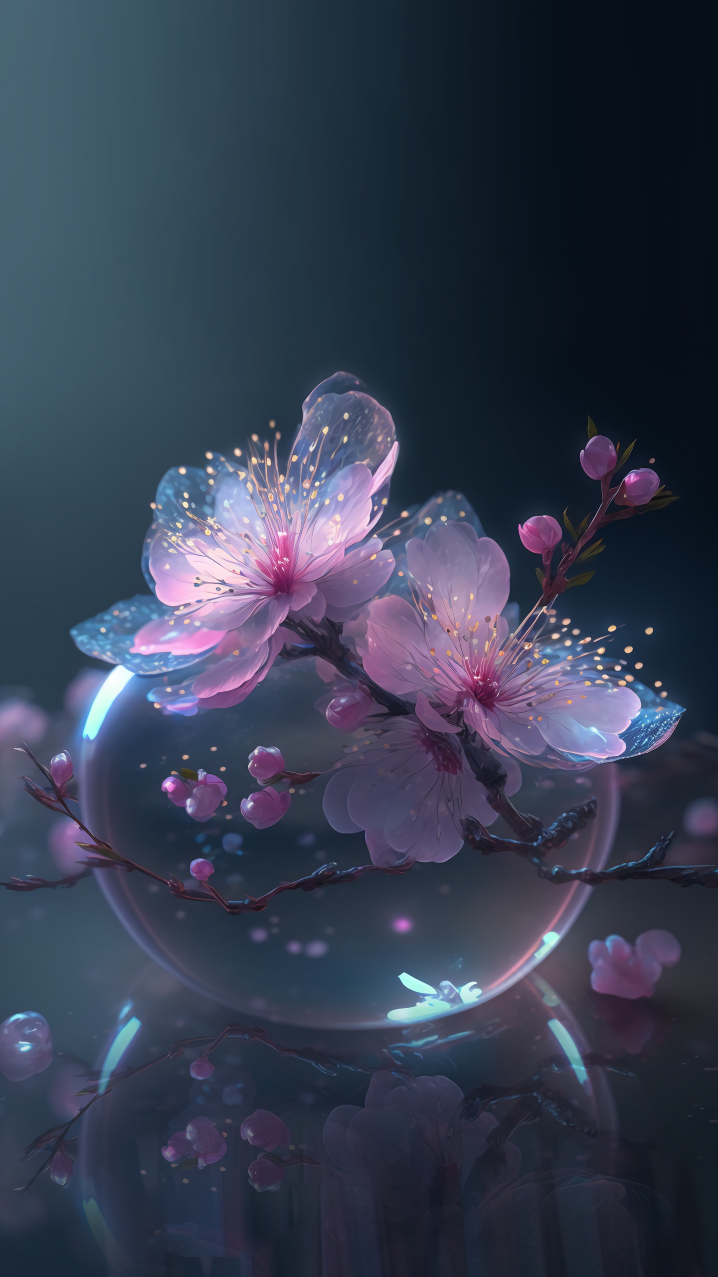水晶花卉6