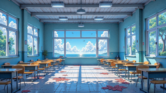 护眼教室风景