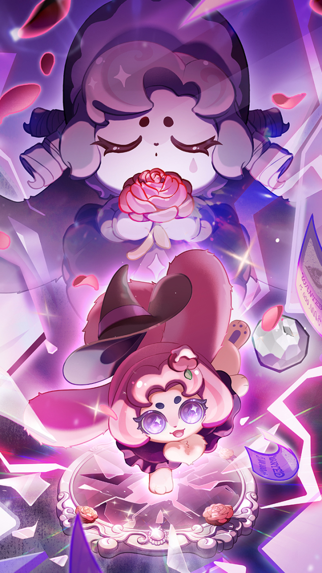 卡布兔在逃魔女粉色梦幻暗黑壁纸