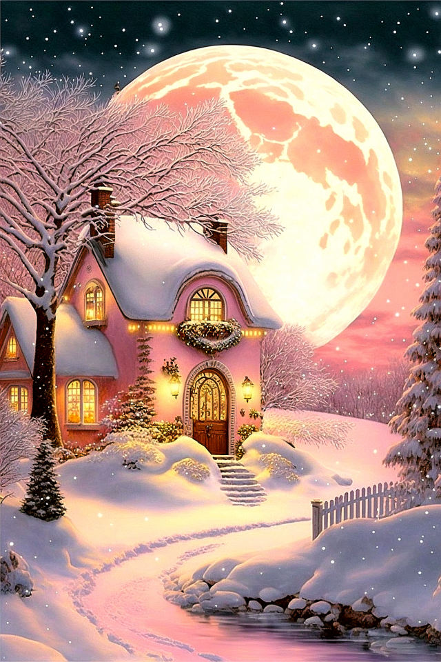 雪后可爱小屋1