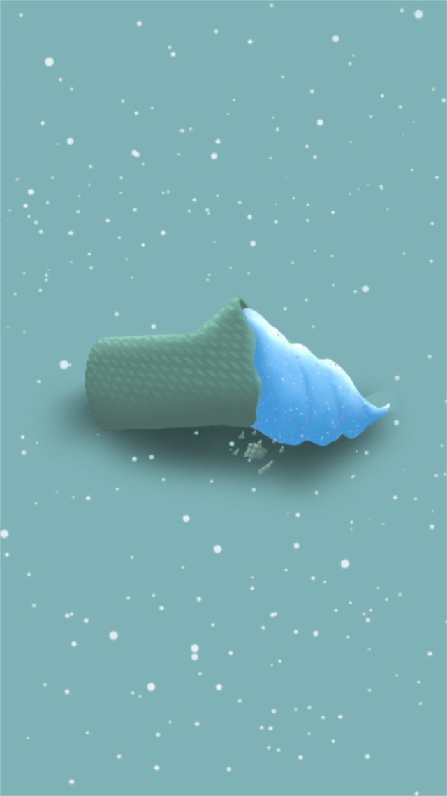 化了的雪糕