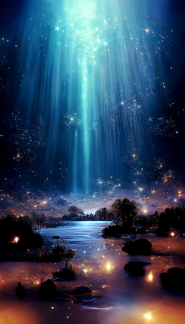 星光灑落