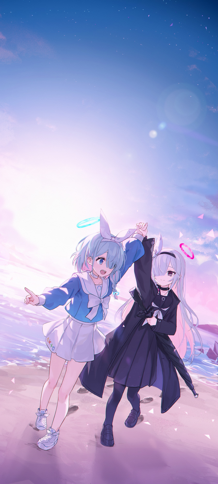牵手海边