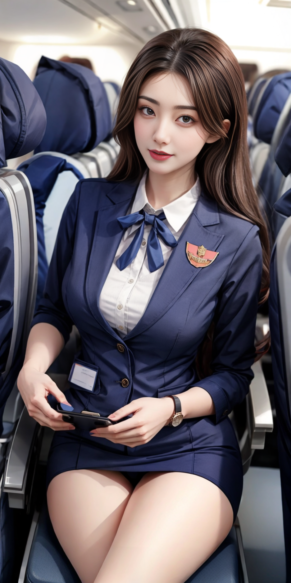 甜美空姐