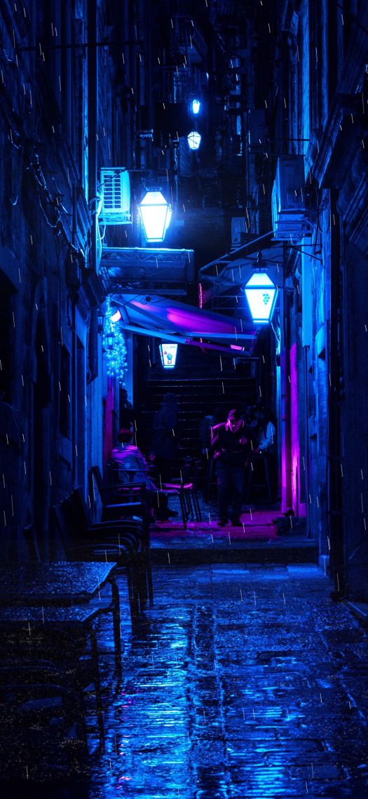 微信背景牆圖片孤獨的夜