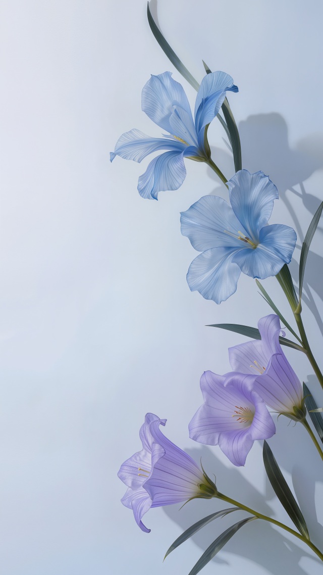 清新淡雅花朵