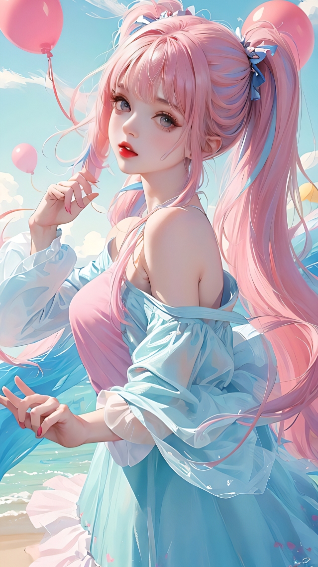高甜美少女