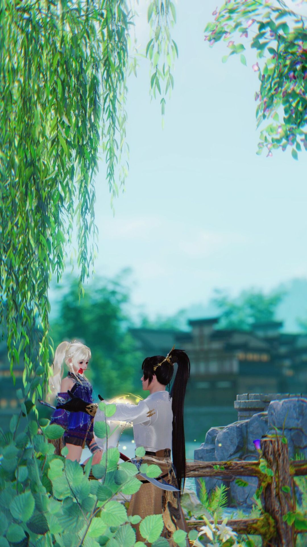 聊天背景圖夏蟬