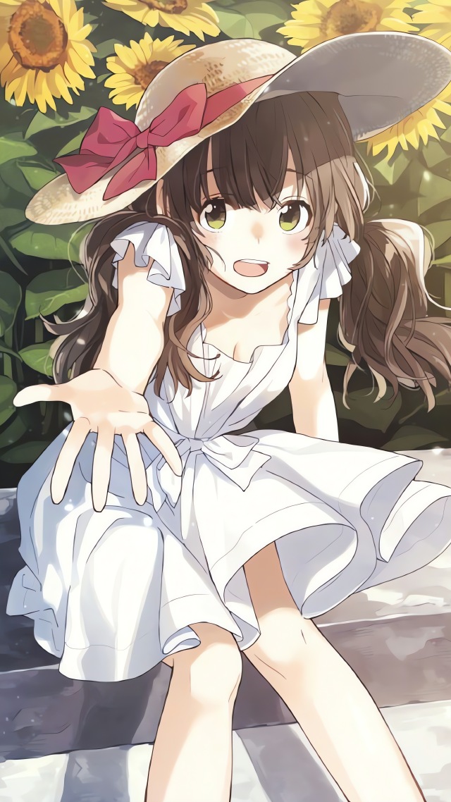 向日葵美少女
