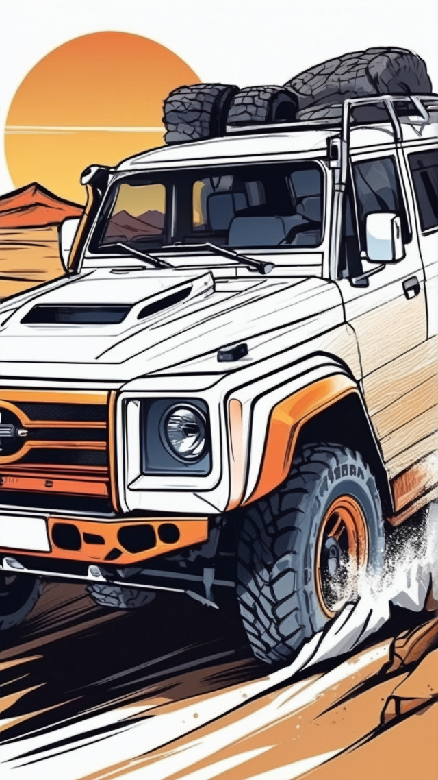 沙漠越野車