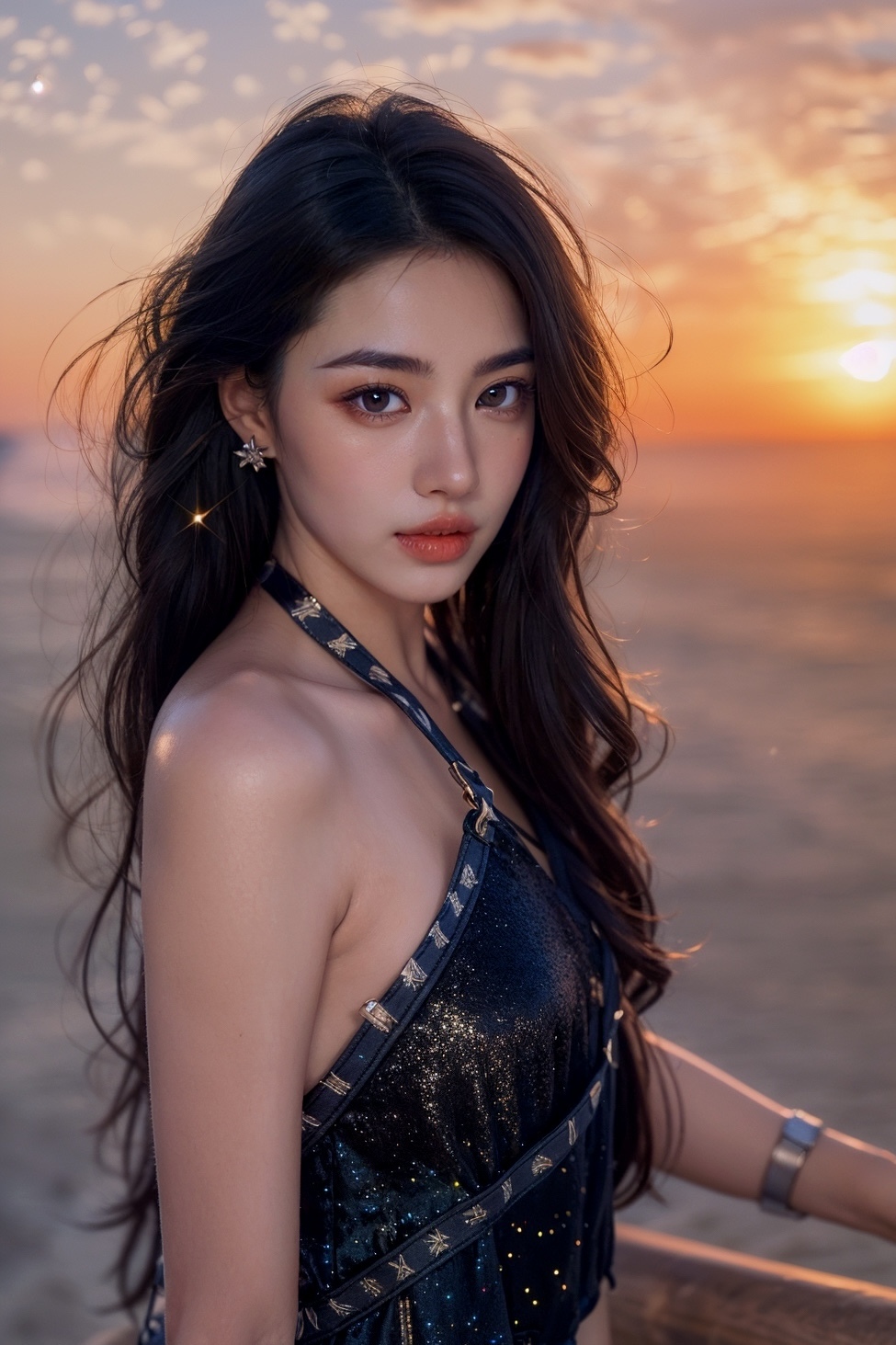 WUMUMU-夕陽下的美女